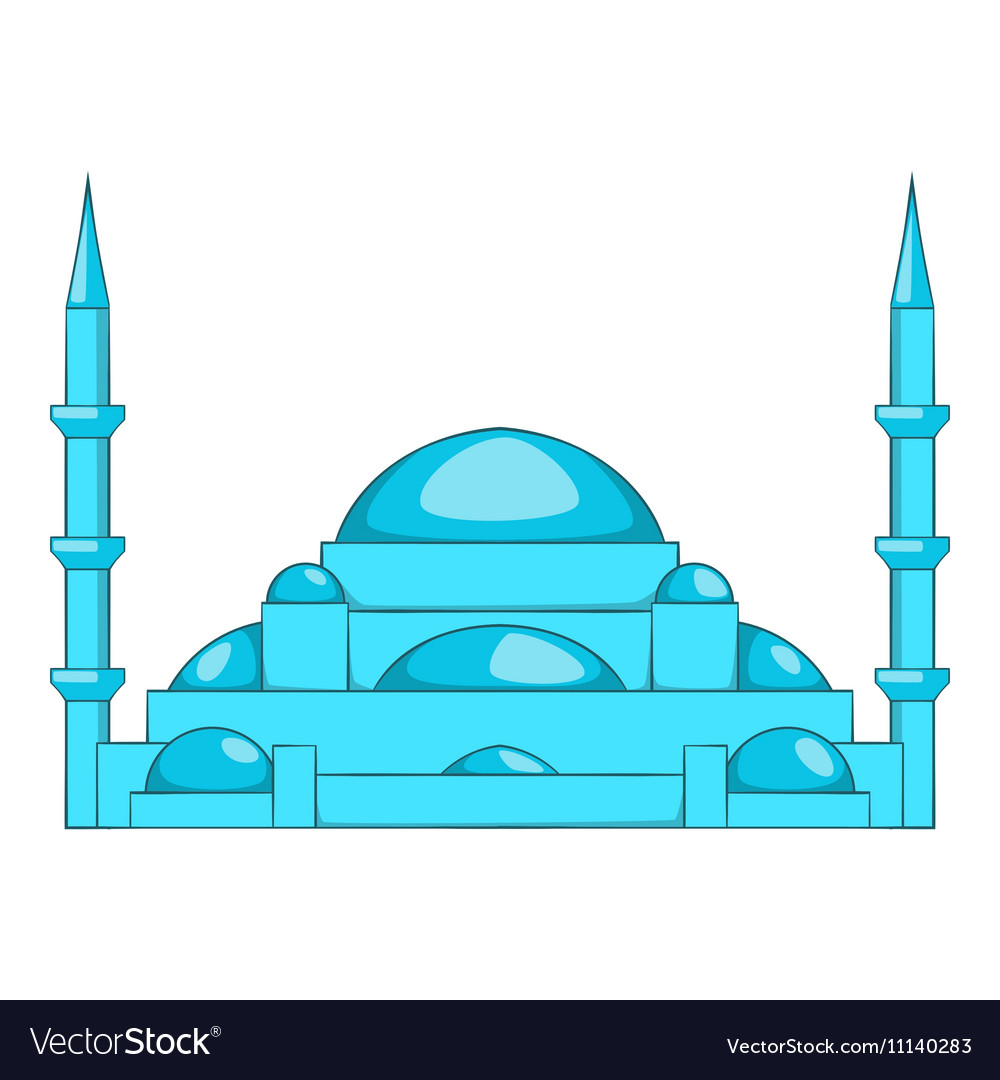 Detail Mosque Cartoon Vector Nomer 28