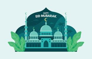 Detail Mosque Cartoon Vector Nomer 39