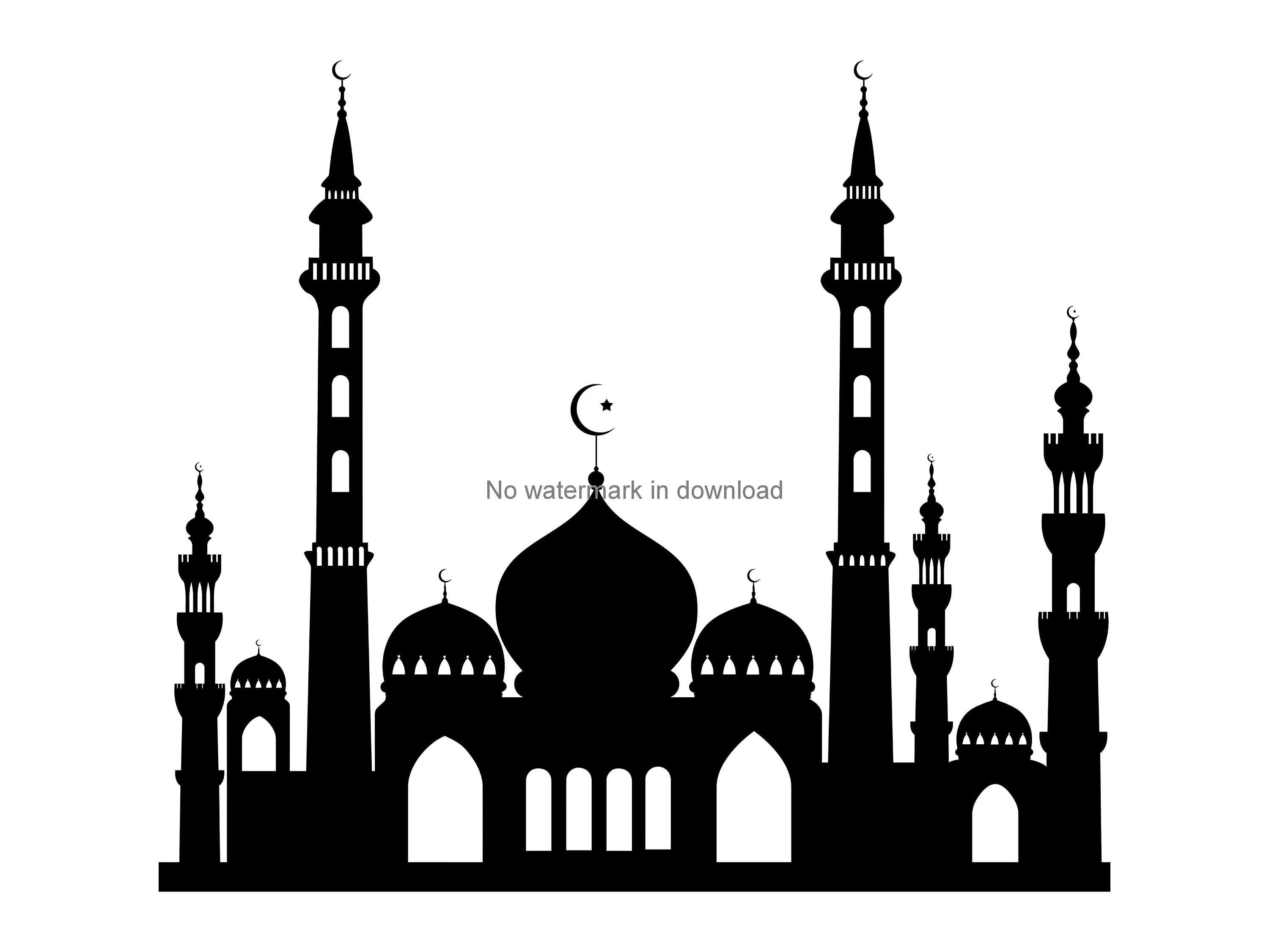 Detail Mosque Clip Art Nomer 13