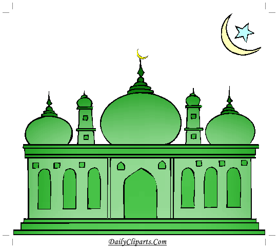 Detail Mosque Clip Art Nomer 22