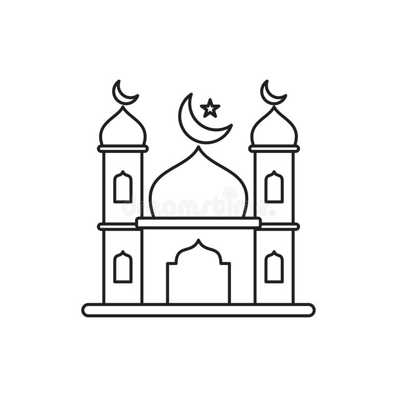 Detail Mosque Clipart Black And White Nomer 14