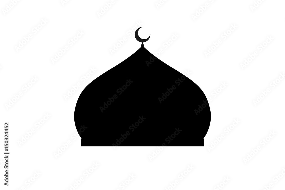 Detail Mosque Dome Vector Nomer 13