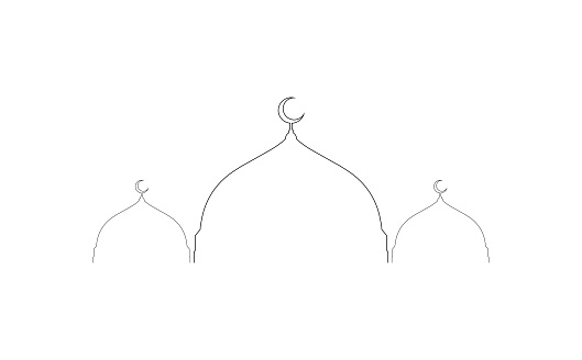 Detail Mosque Dome Vector Nomer 19