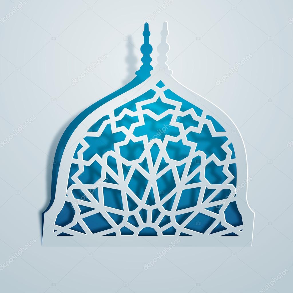 Detail Mosque Dome Vector Nomer 33