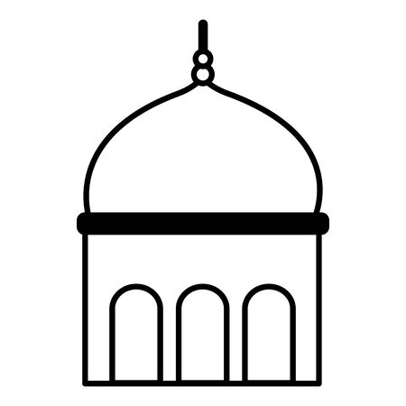 Detail Mosque Dome Vector Nomer 40