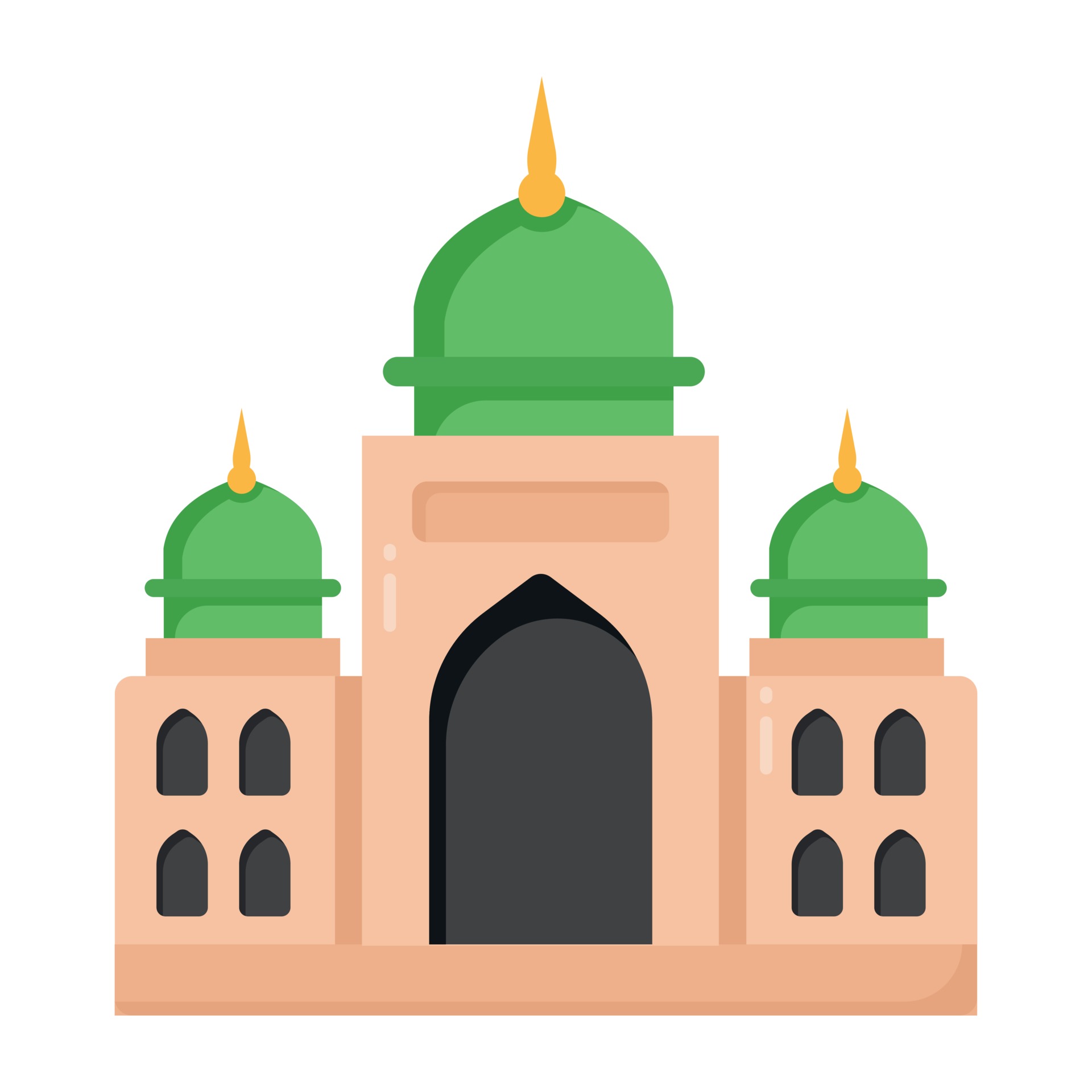 Detail Mosque Dome Vector Nomer 46