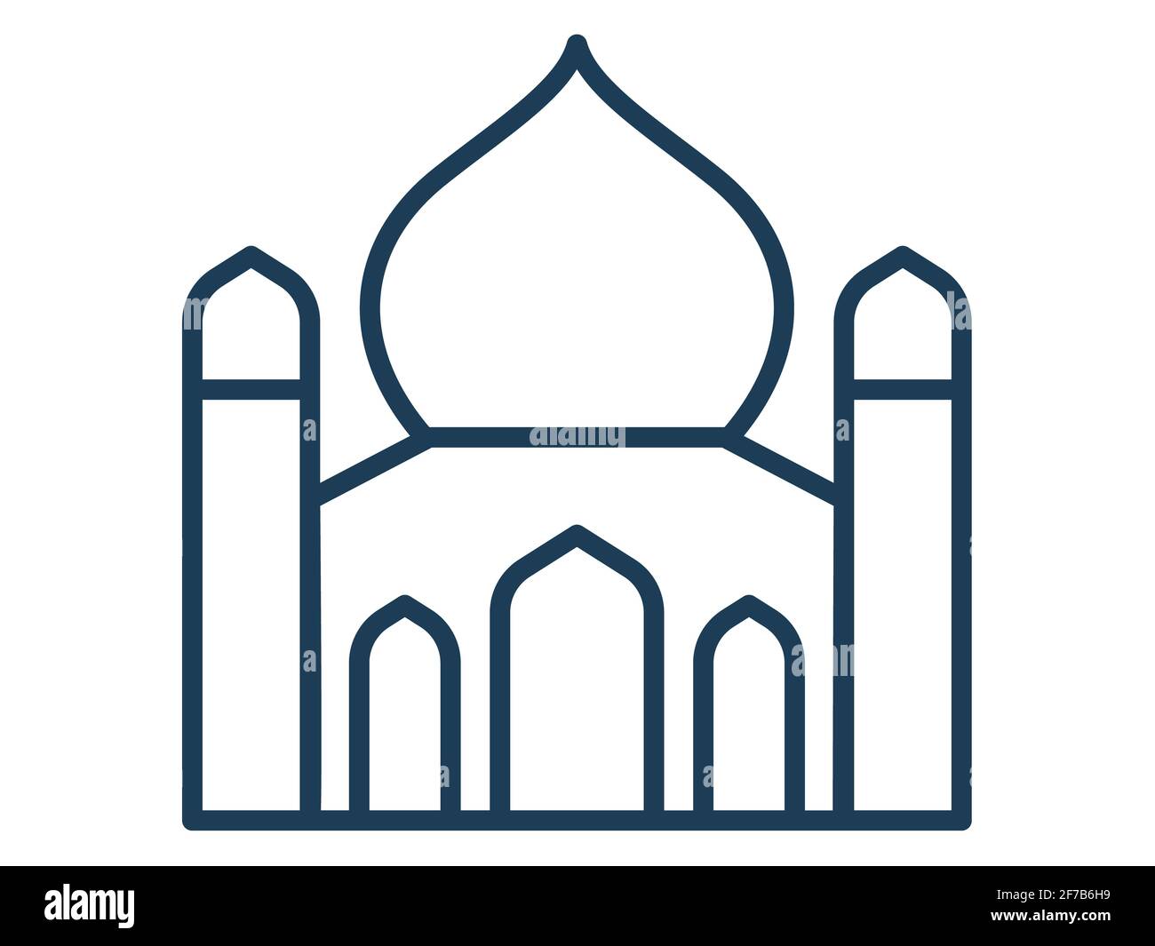 Detail Mosque Dome Vector Nomer 52