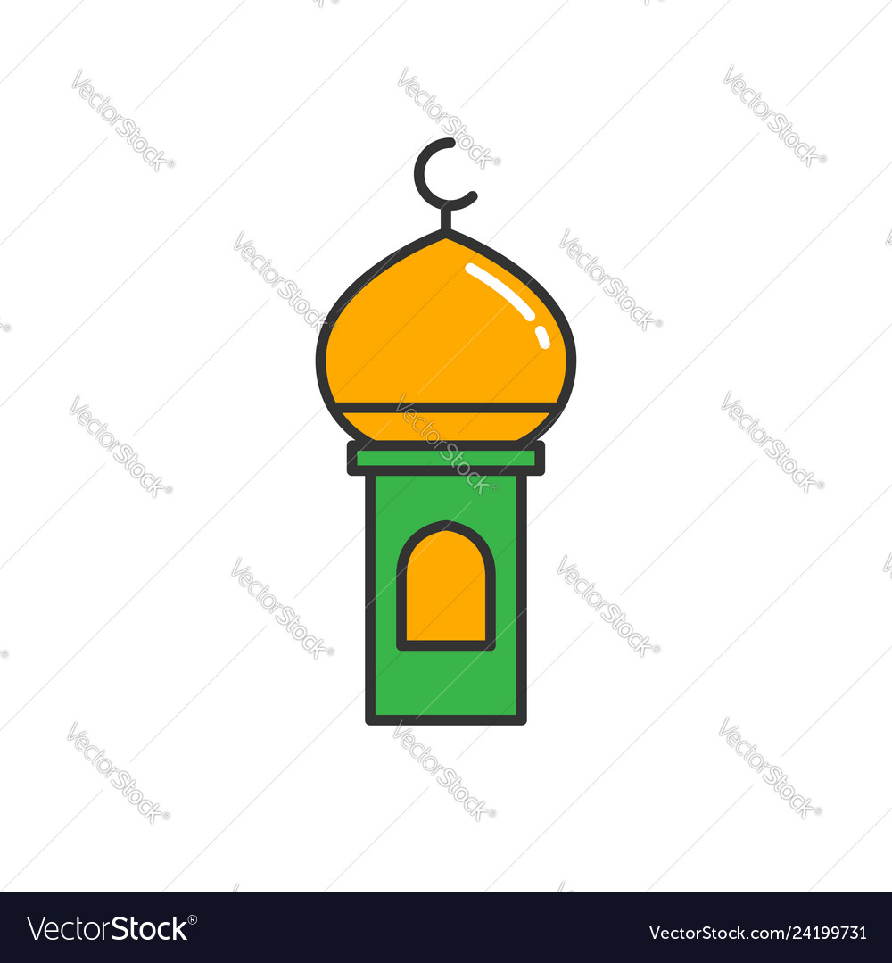 Detail Mosque Dome Vector Nomer 55
