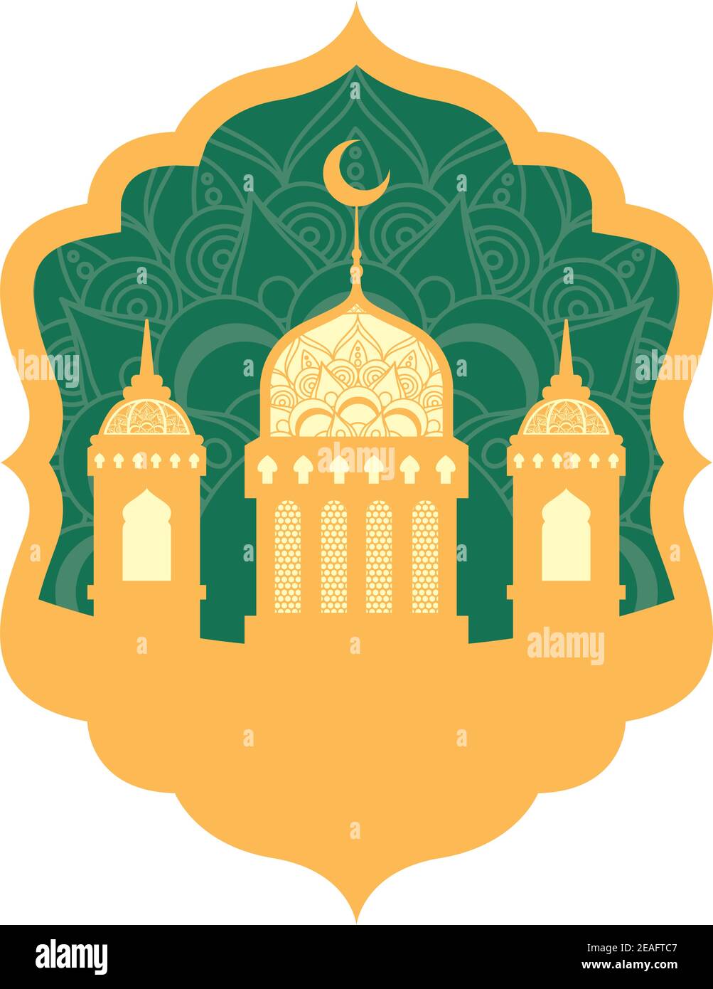 Detail Mosque Frame Nomer 20