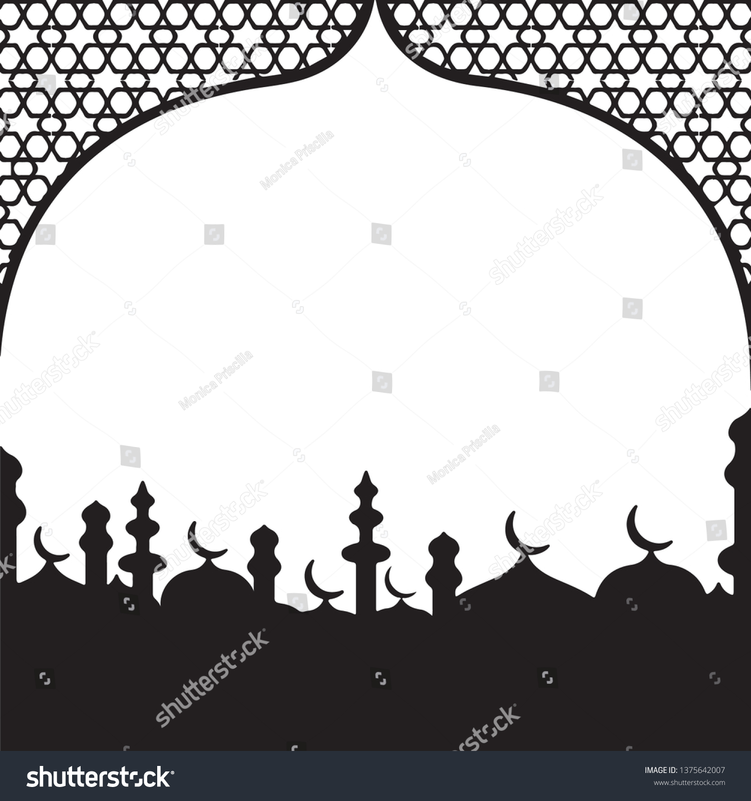 Detail Mosque Frame Nomer 7
