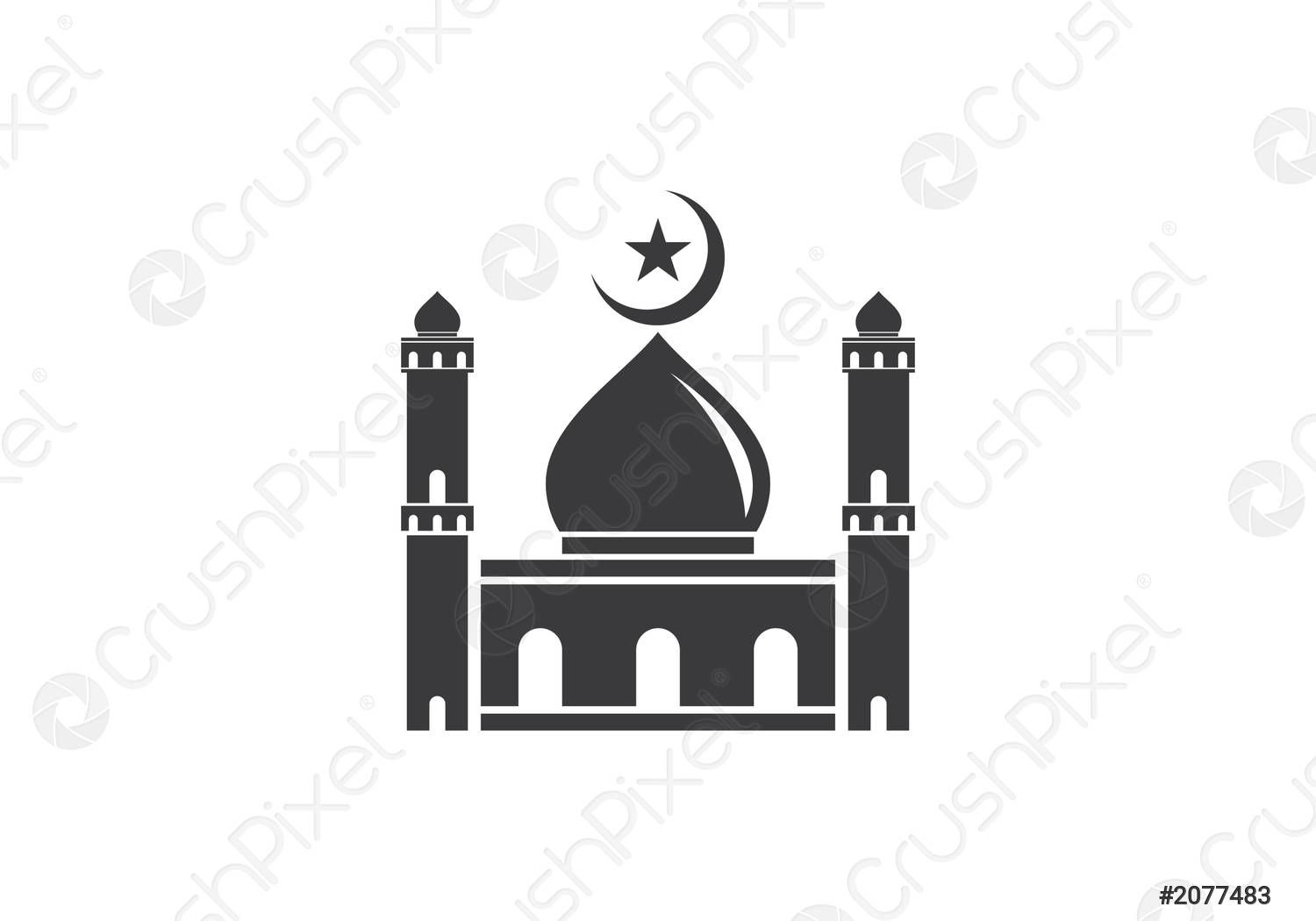 Detail Mosque Free Vector Nomer 22