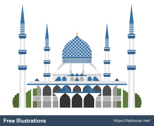 Detail Mosque Free Vector Nomer 51