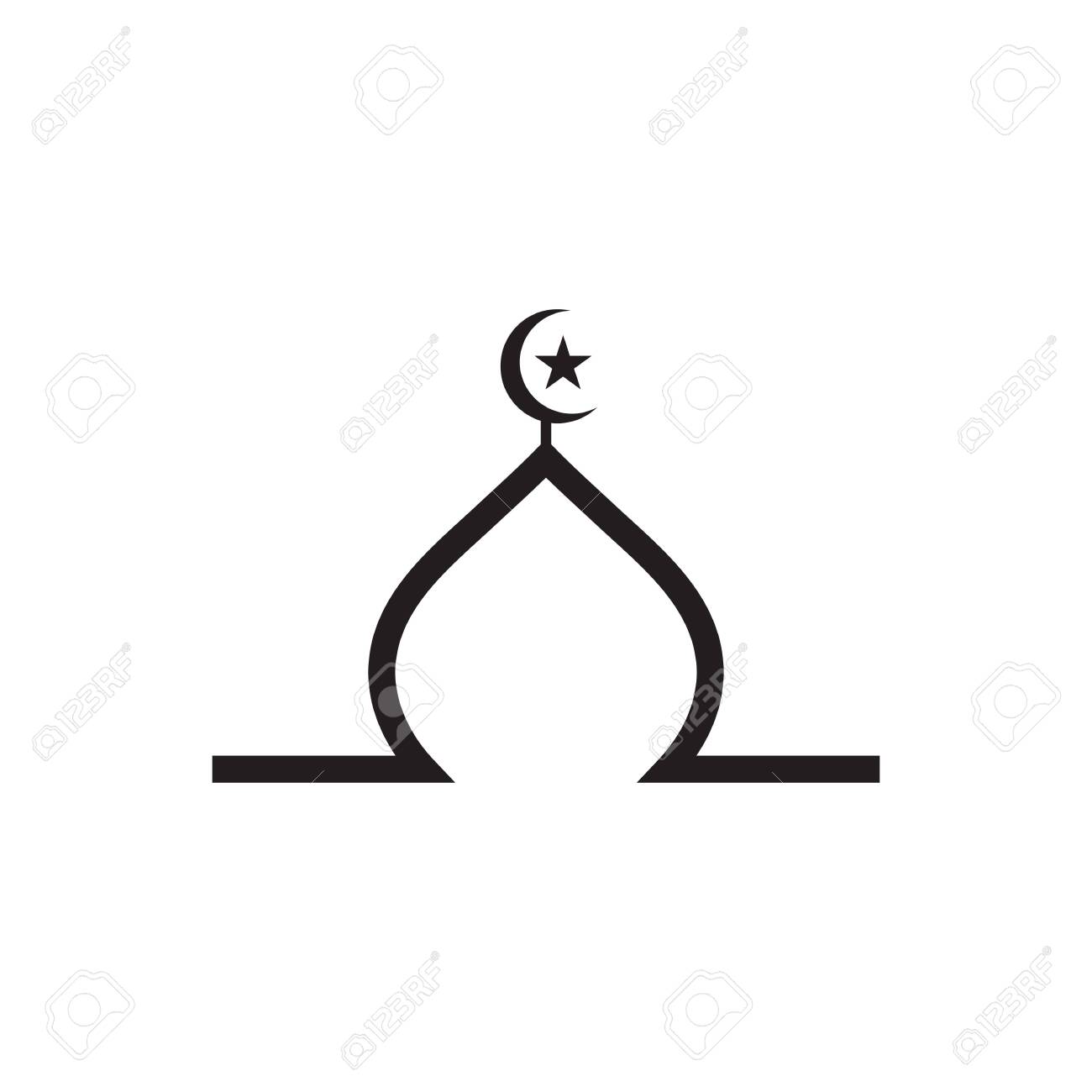 Detail Mosque Logo Vector Nomer 20