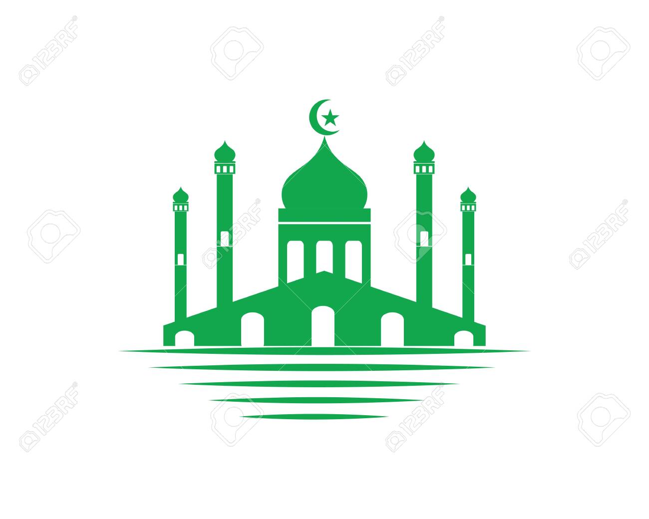 Detail Mosque Logo Vector Nomer 23