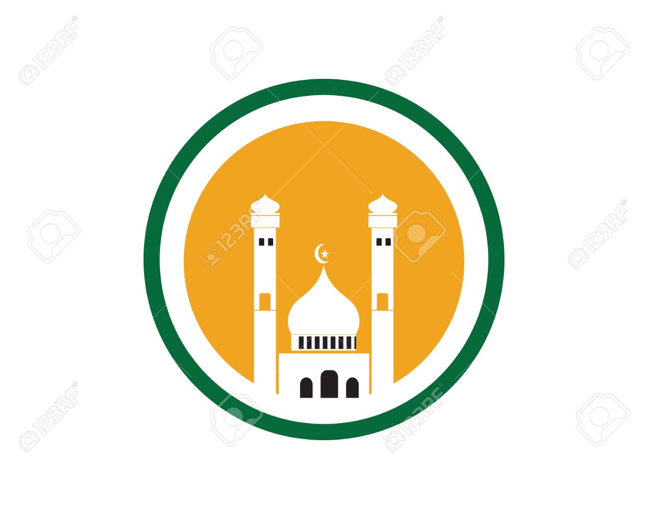 Detail Mosque Logo Vector Nomer 29
