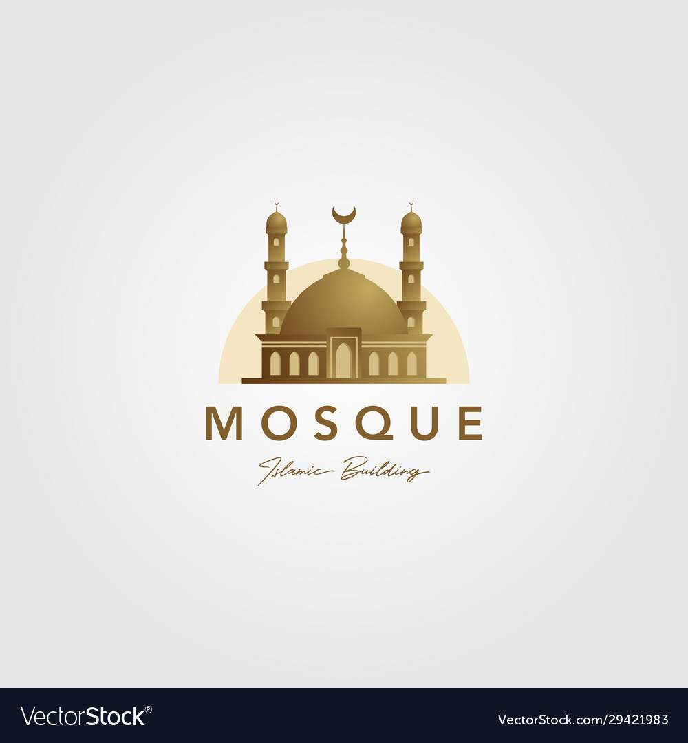 Detail Mosque Logo Vector Nomer 38