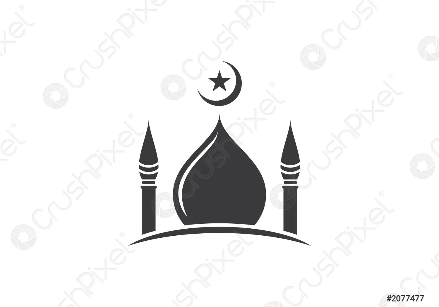 Detail Mosque Logo Vector Nomer 56