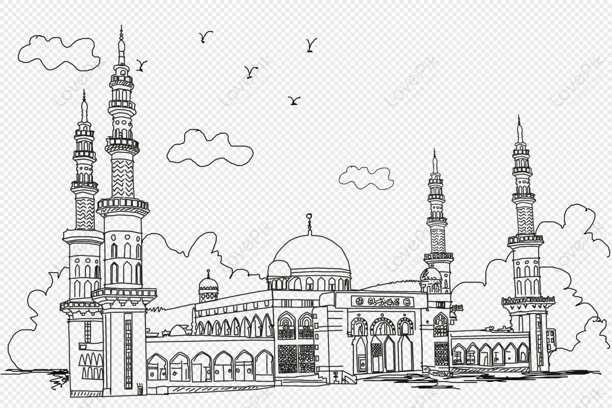 Detail Mosque Psd Nomer 51