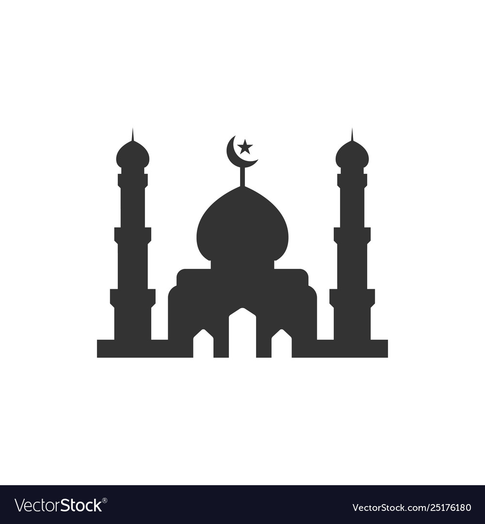 Detail Mosque Silhouette Vector Nomer 18