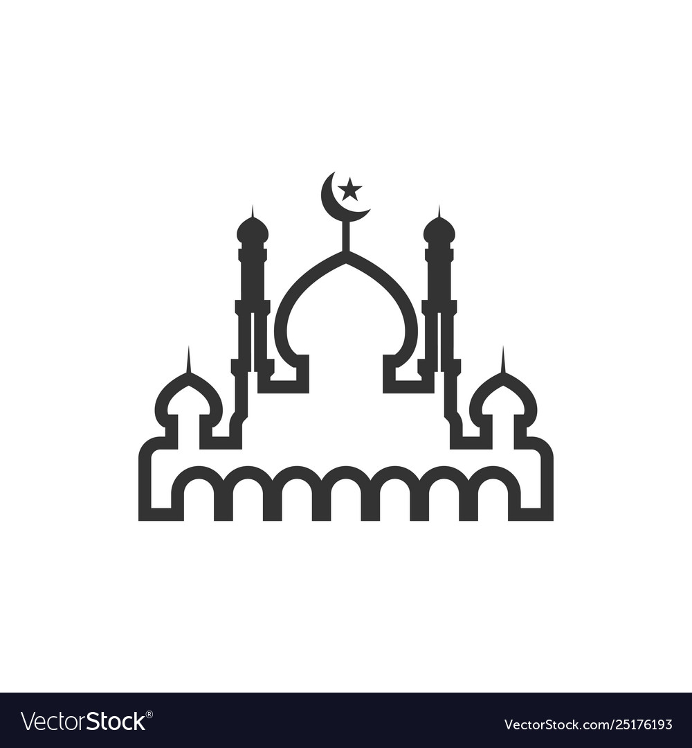 Detail Mosque Silhouette Vector Nomer 20