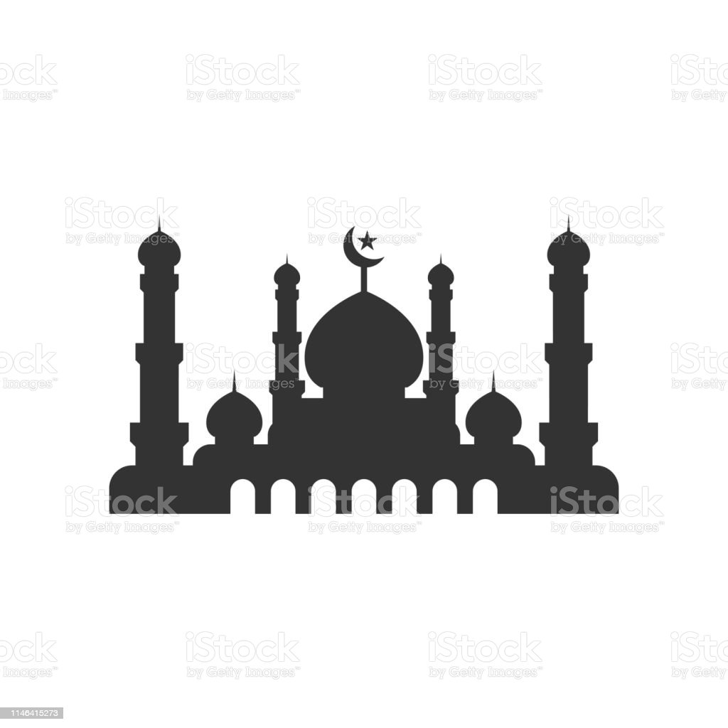 Detail Mosque Silhouette Vector Png Nomer 14