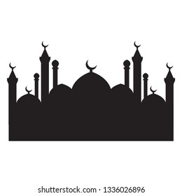 Detail Mosque Silhouette Vector Png Nomer 20