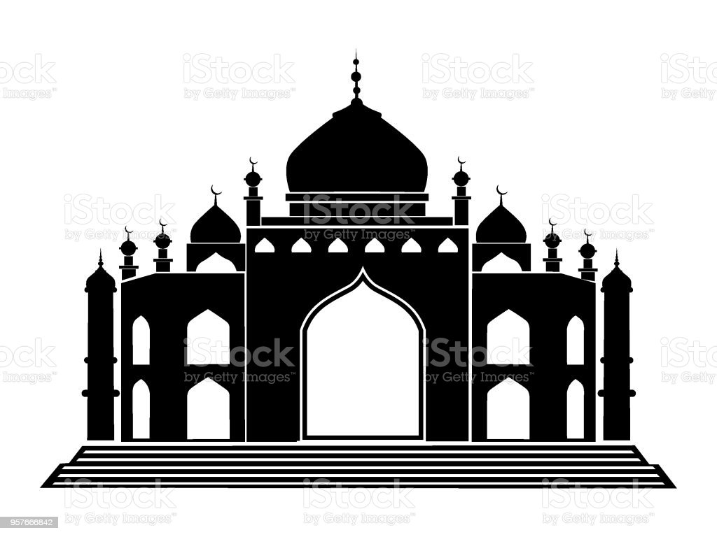 Detail Mosque Silhouette Vector Png Nomer 29