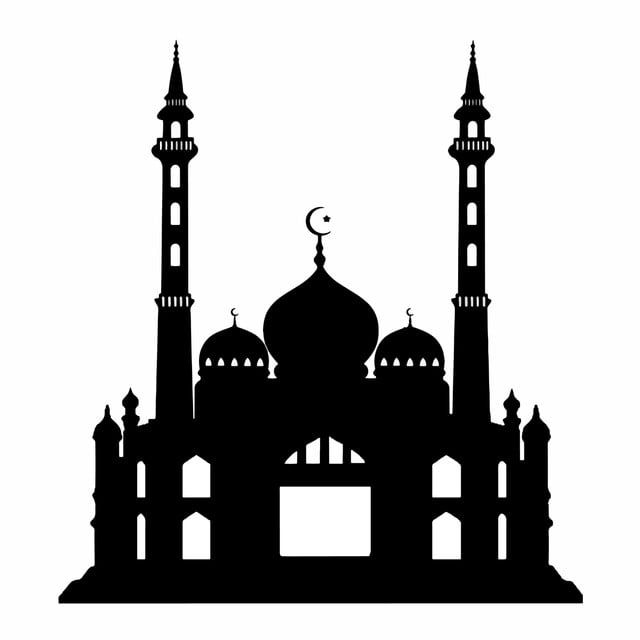 Detail Mosque Silhouette Vector Png Nomer 37