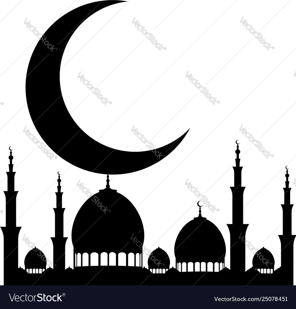 Detail Mosque Silhouette Vector Png Nomer 39