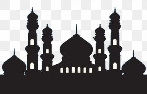 Detail Mosque Silhouette Vector Png Nomer 6