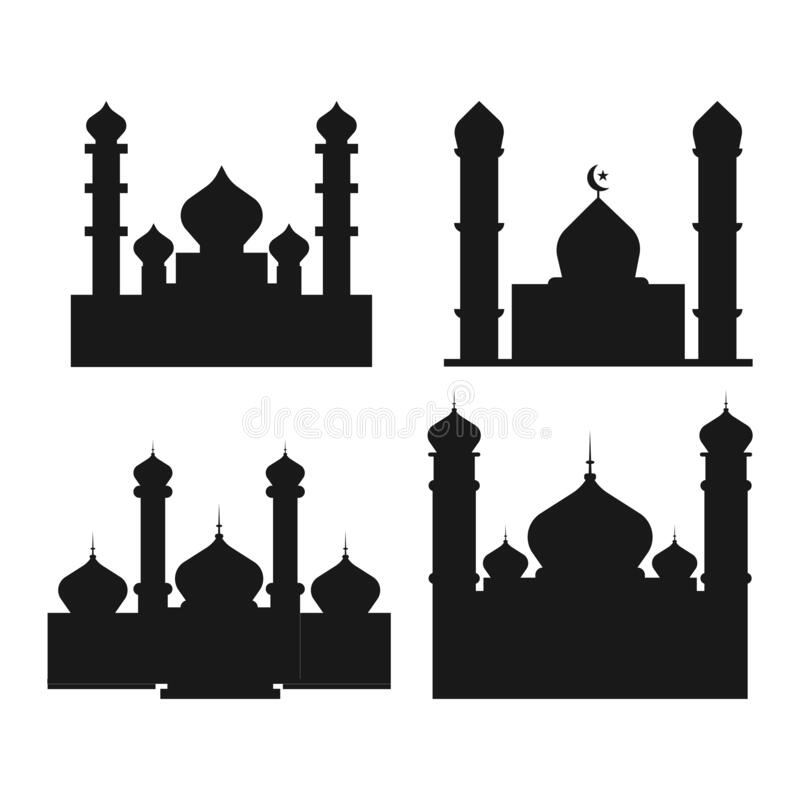 Detail Mosque Silhouette Vector Png Nomer 51