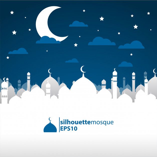 Detail Mosque Vector Background Nomer 22