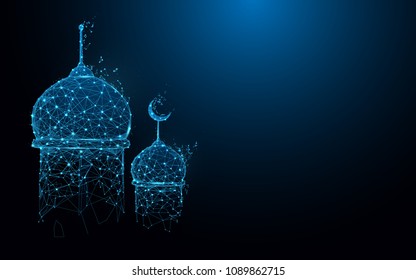 Detail Mosque Vector Background Nomer 40