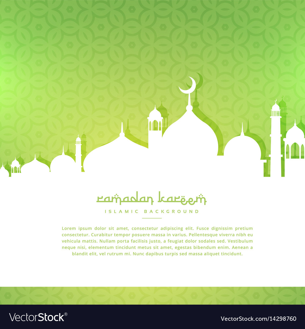 Detail Mosque Vector Background Nomer 41
