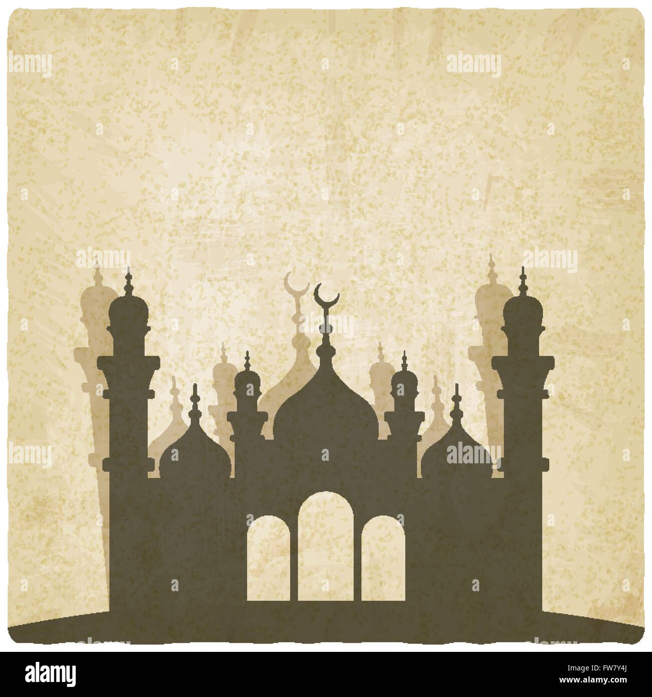 Detail Mosque Vector Background Nomer 43