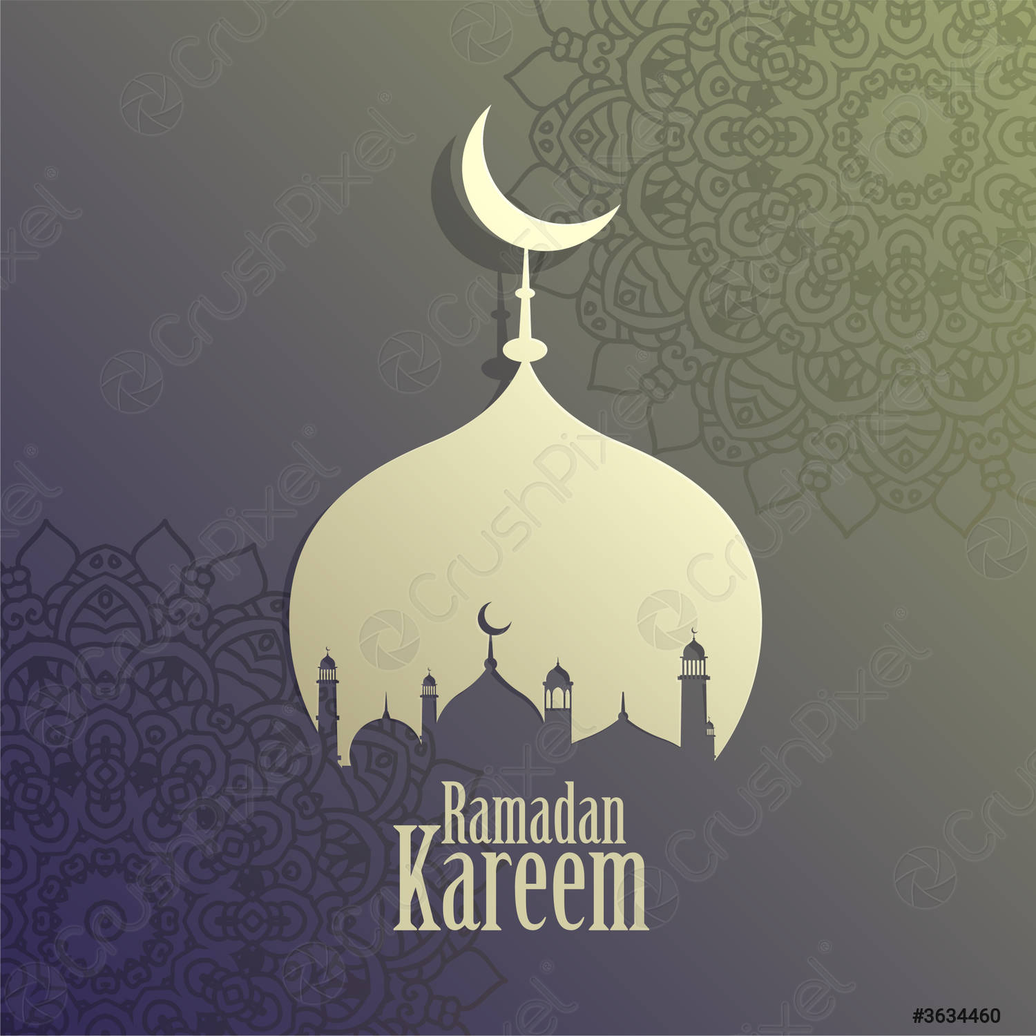 Detail Mosque Vector Background Nomer 50