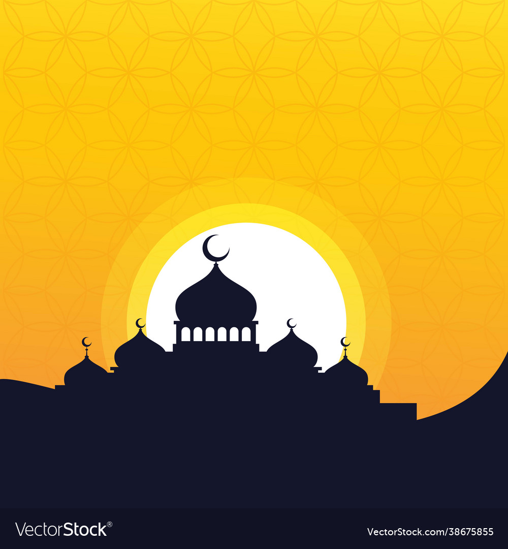 Detail Mosque Vector Background Nomer 53