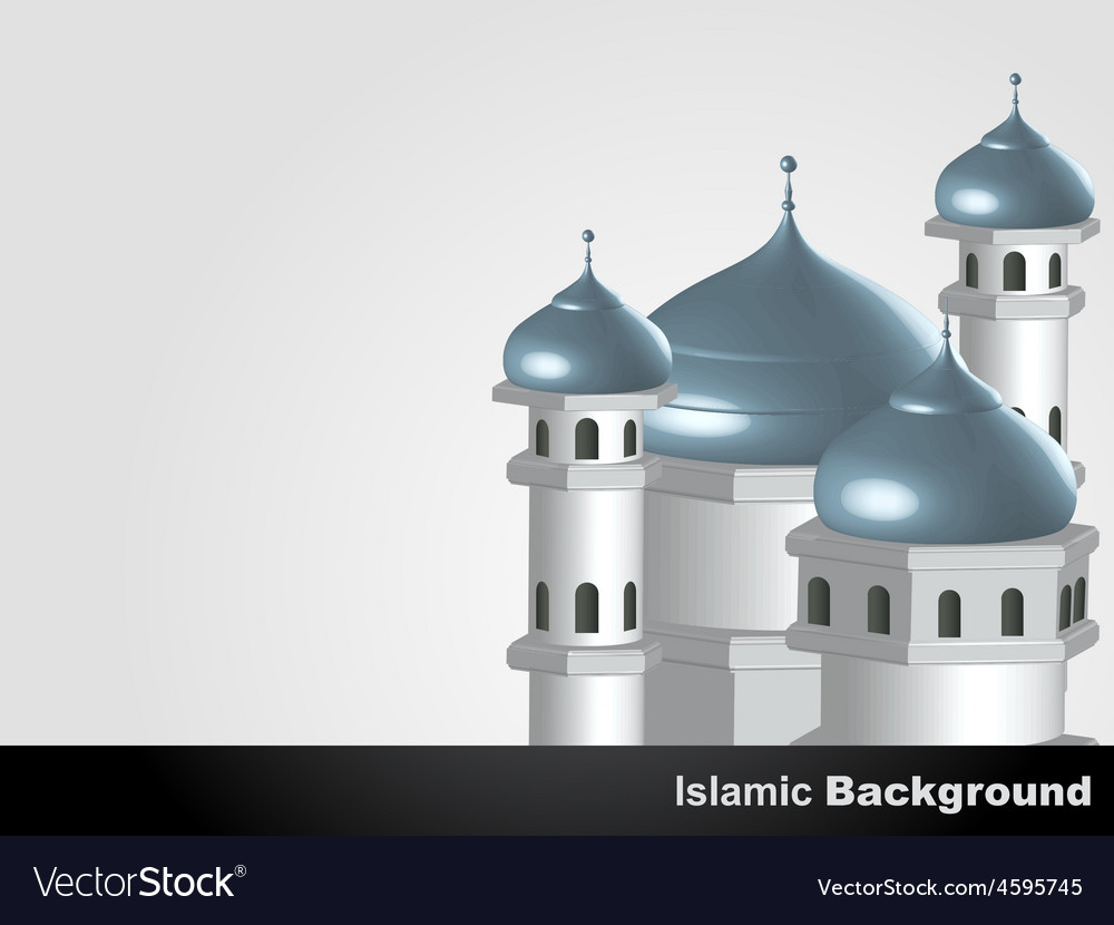 Detail Mosque Vector Background Nomer 57