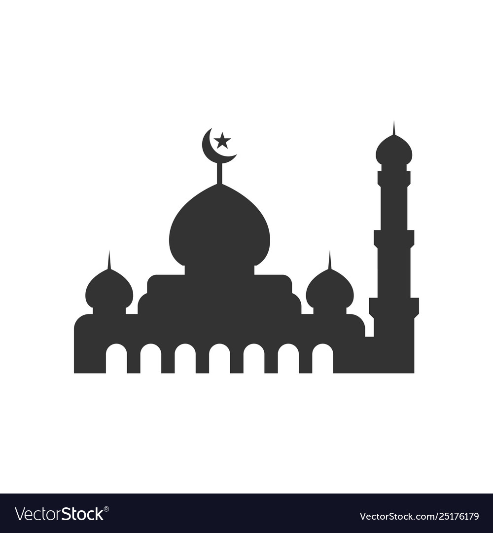 Detail Mosque Vector Design Nomer 13