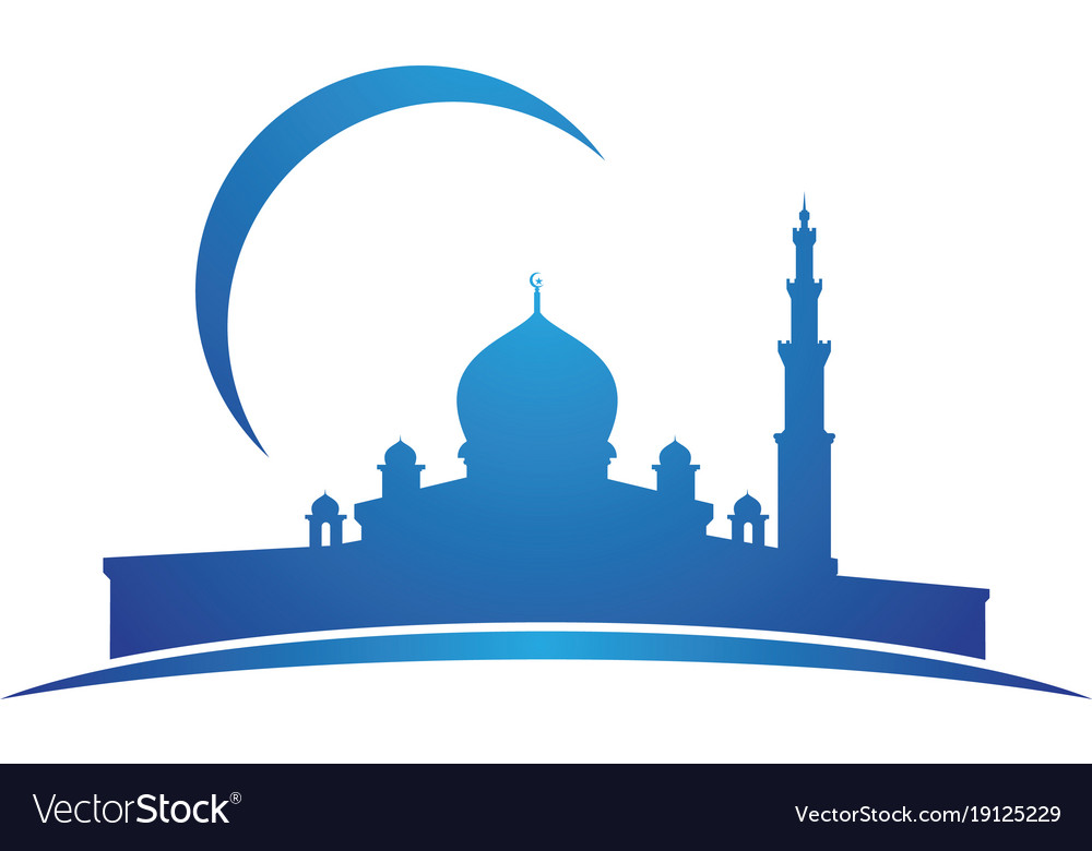 Detail Mosque Vector Design Nomer 14