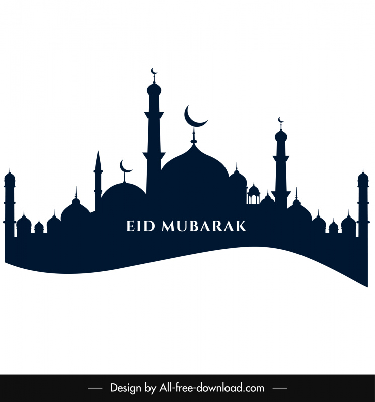 Detail Mosque Vector Design Nomer 17