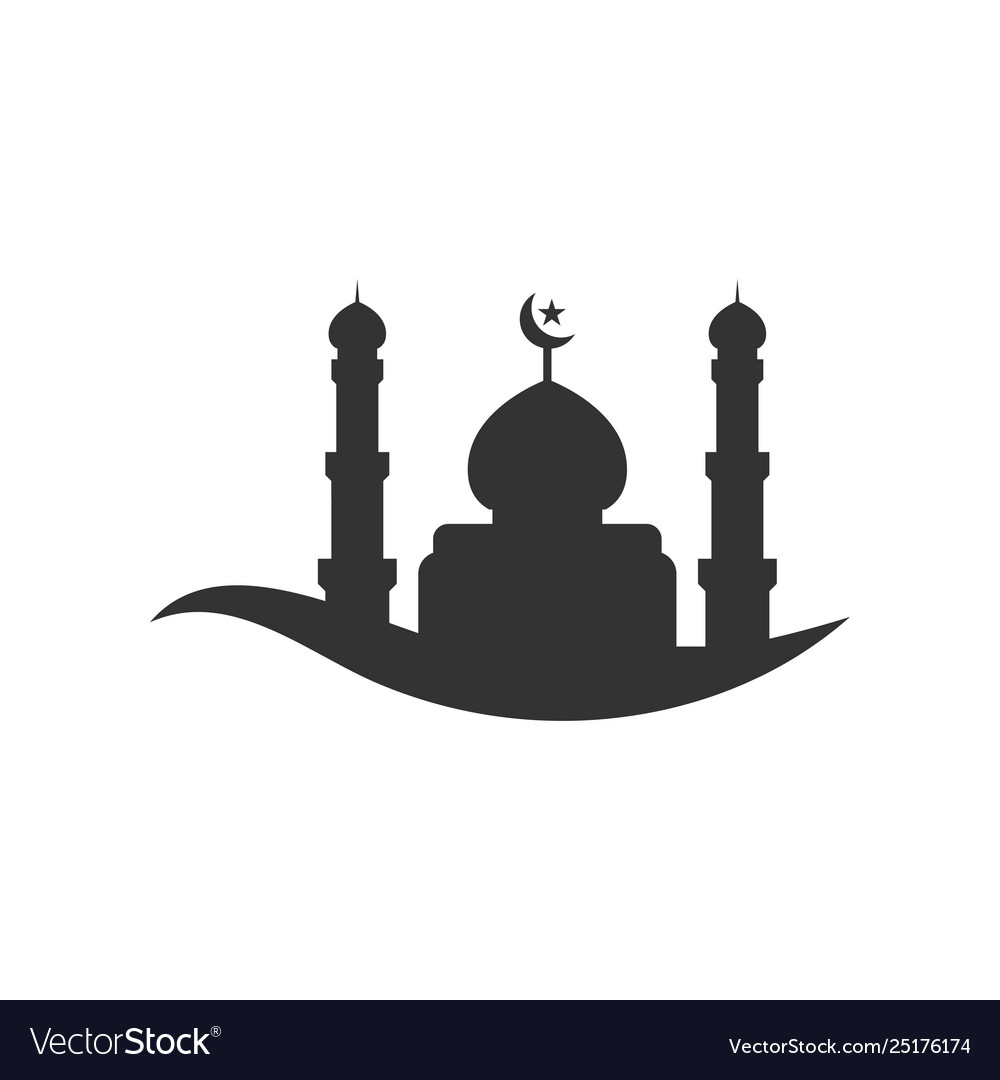 Detail Mosque Vector Design Nomer 21