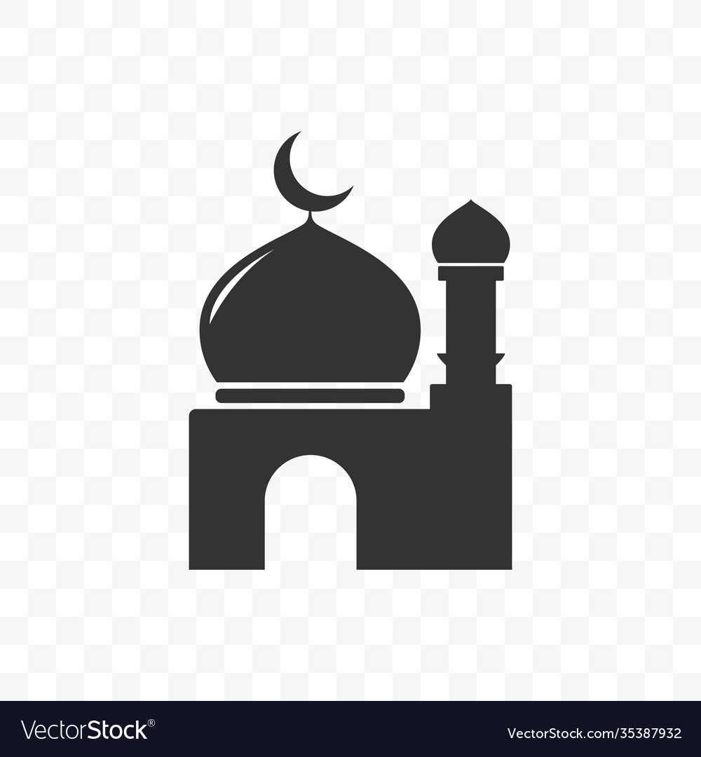 Detail Mosque Vector Design Nomer 24