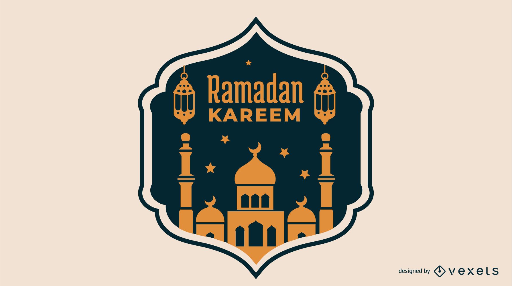 Detail Mosque Vector Design Nomer 27