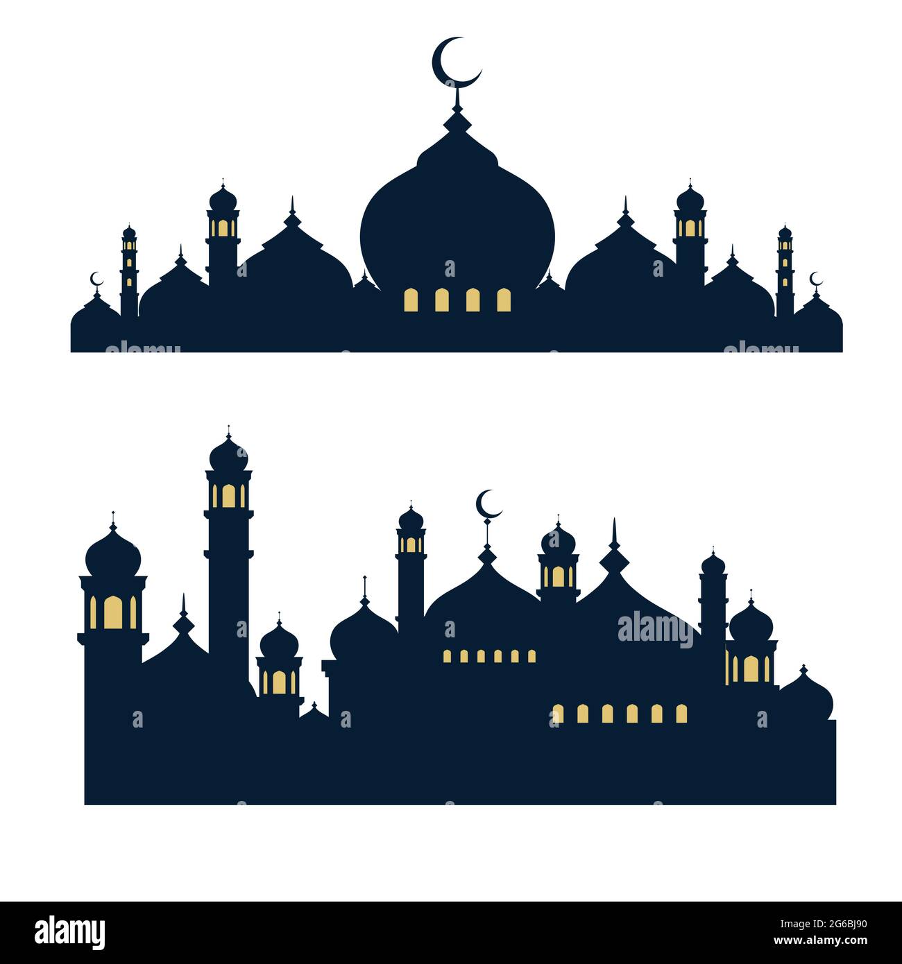 Detail Mosque Vector Design Nomer 31