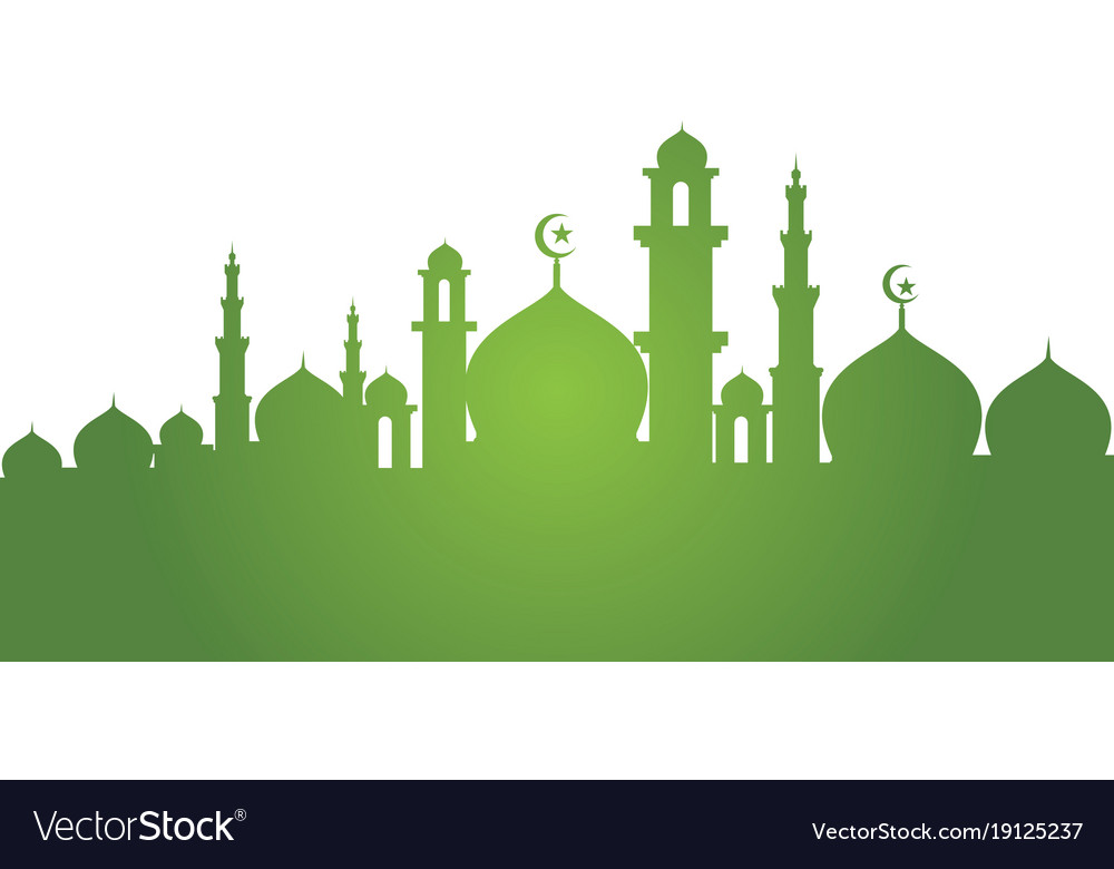 Detail Mosque Vector Design Nomer 36