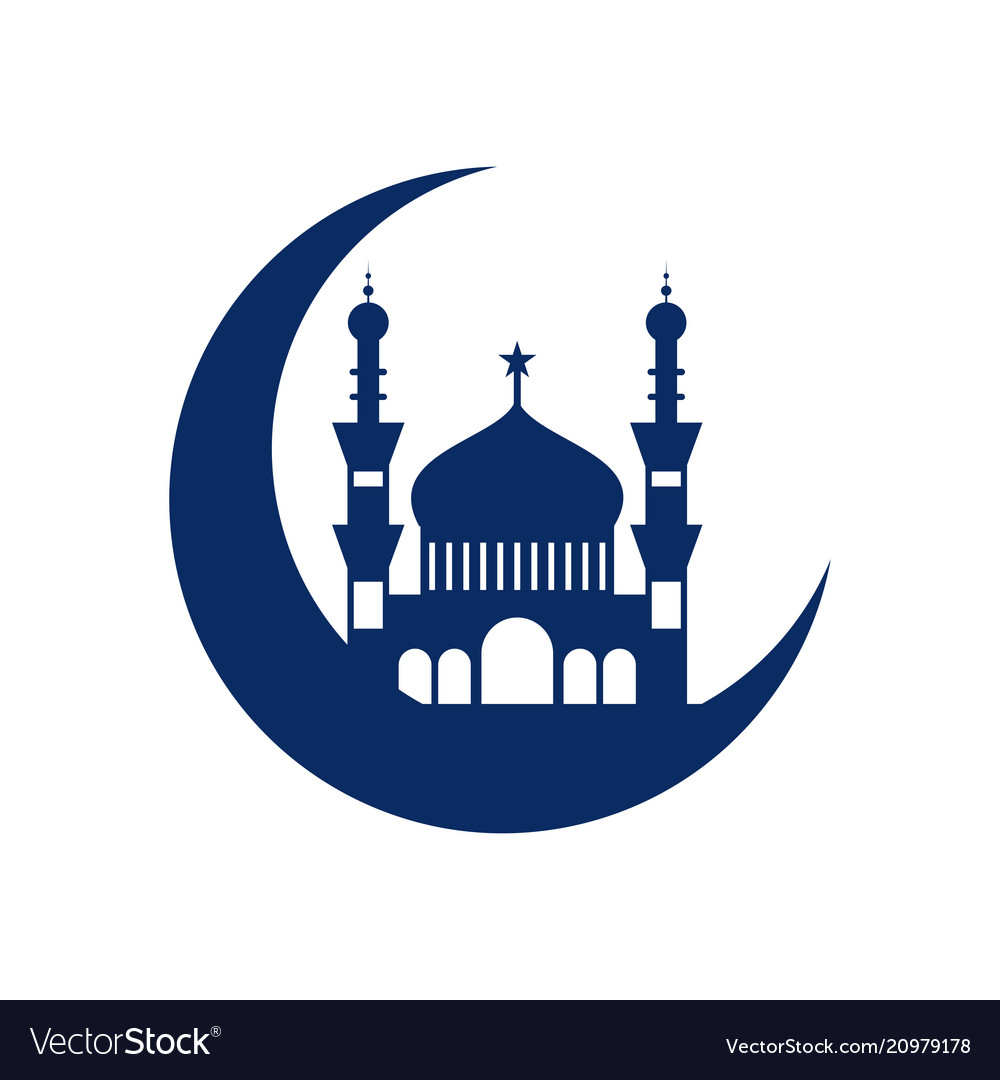 Detail Mosque Vector Design Nomer 5