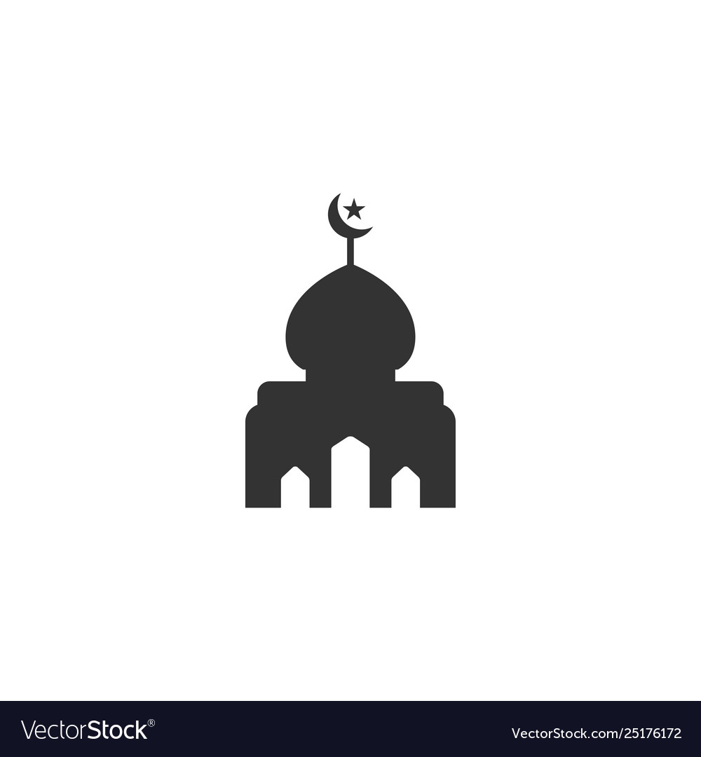 Detail Mosque Vector Design Nomer 54