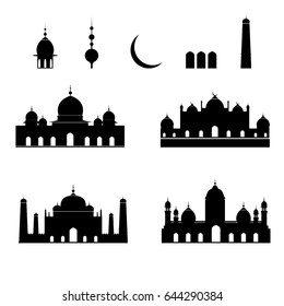 Detail Mosque Vector Free Nomer 44