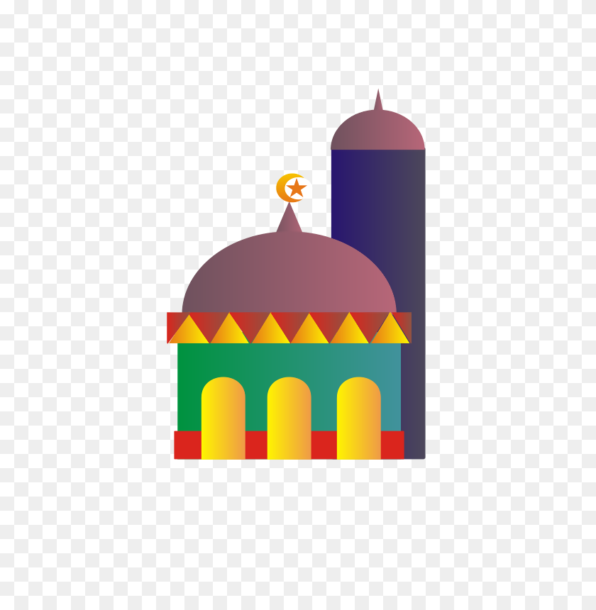 Detail Mosque Vector Free Download Nomer 35